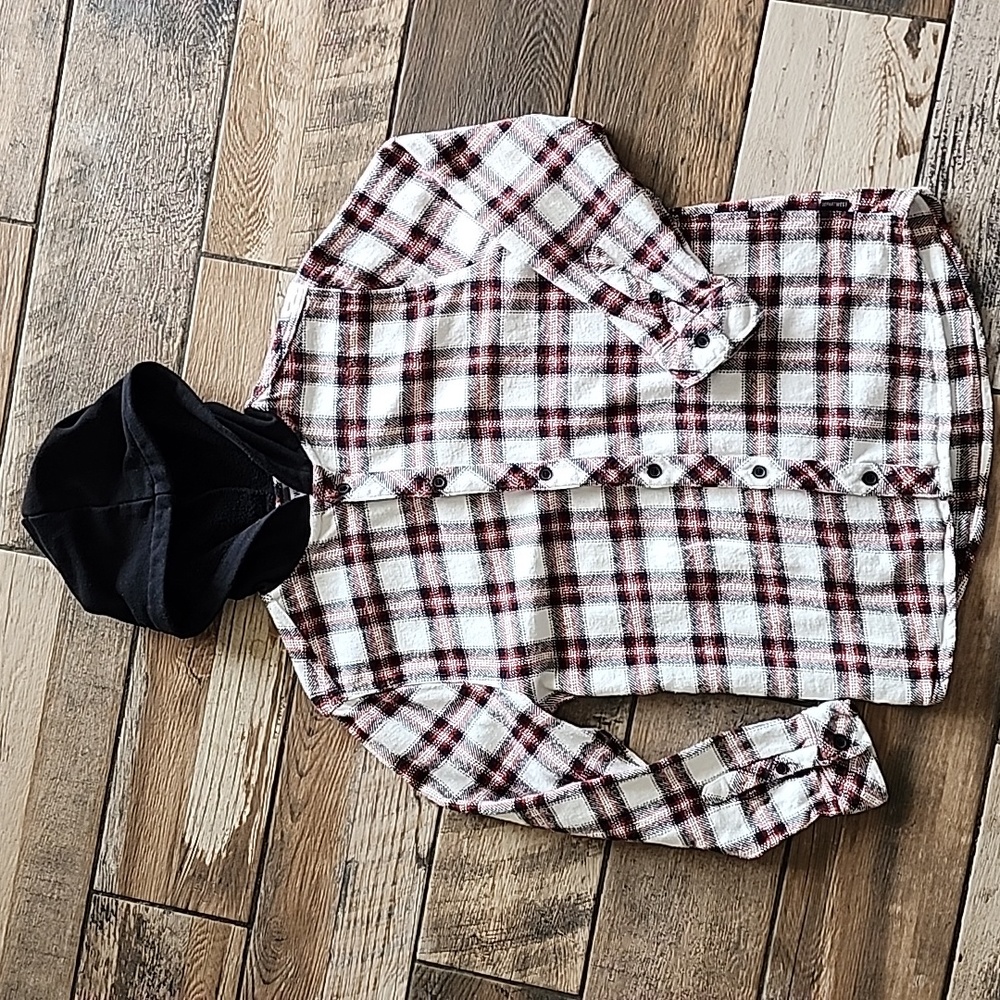 Buckle Departwest hooded Plaid Flannel